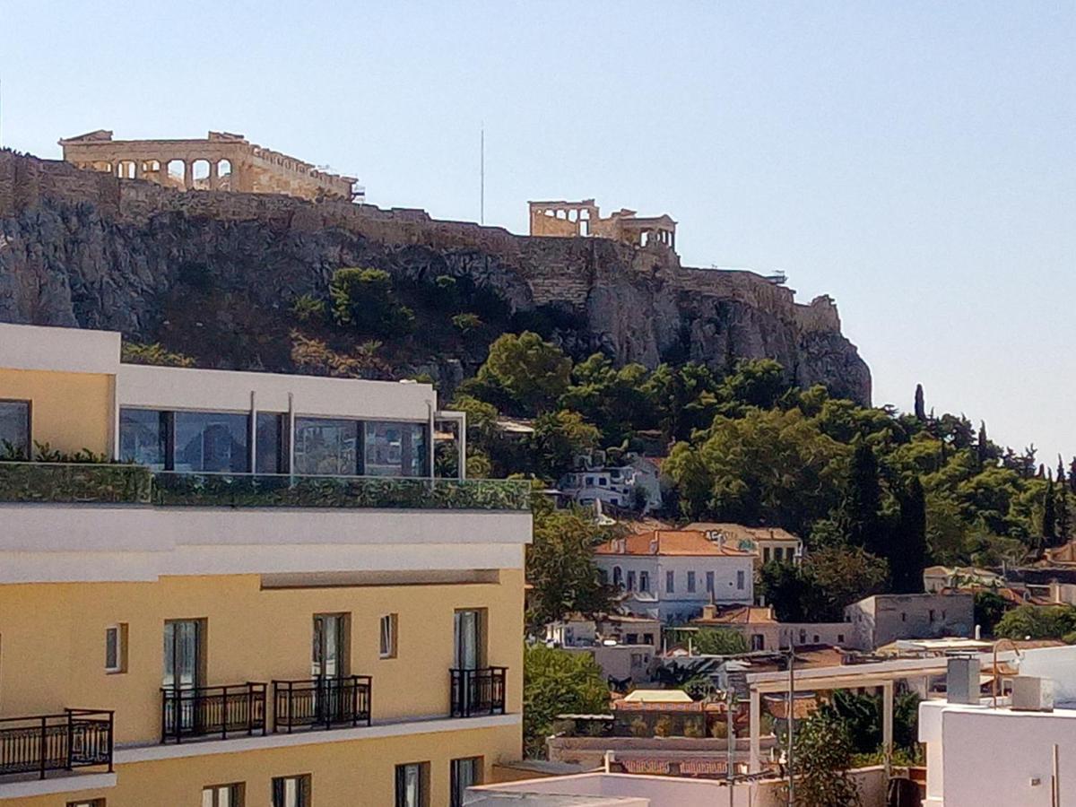 Unique Location With Rooftop View Athene Buitenkant foto