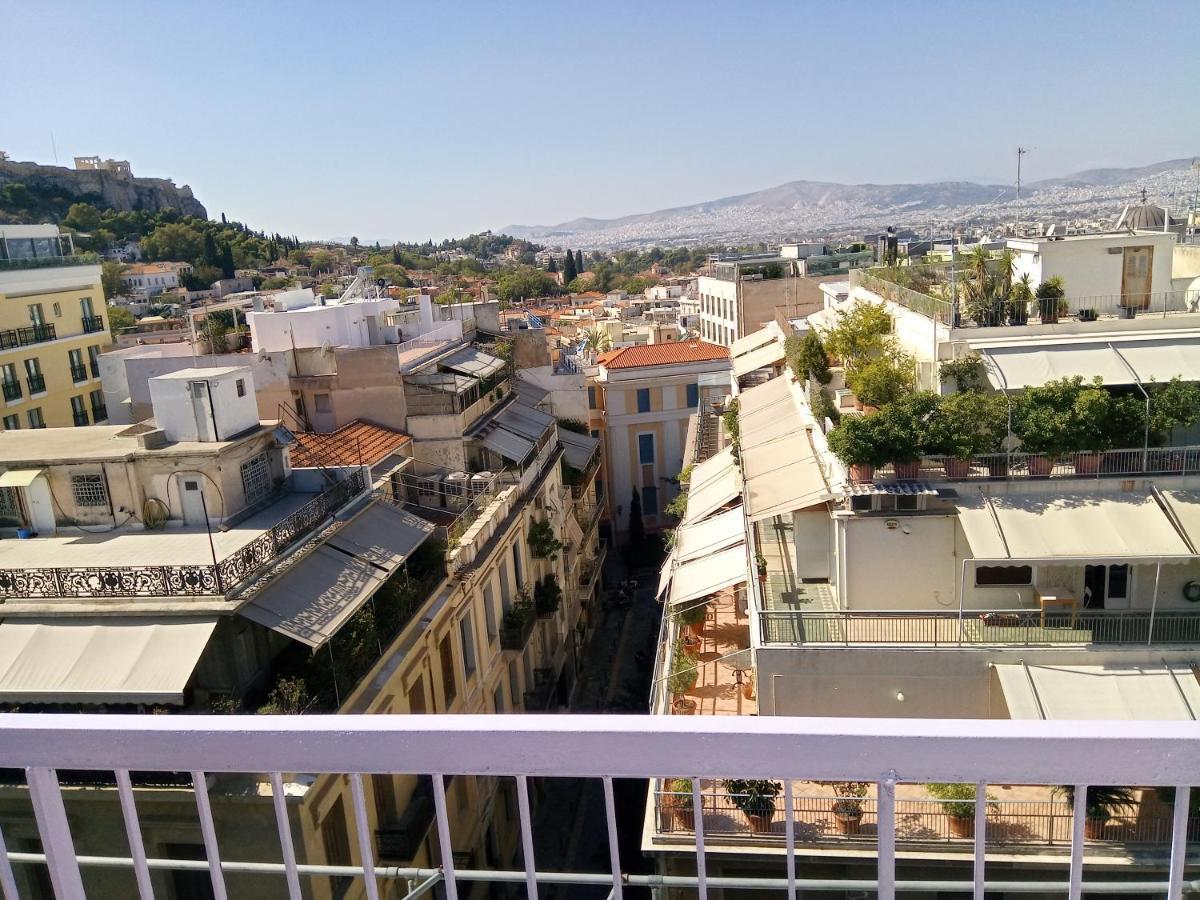 Unique Location With Rooftop View Athene Buitenkant foto