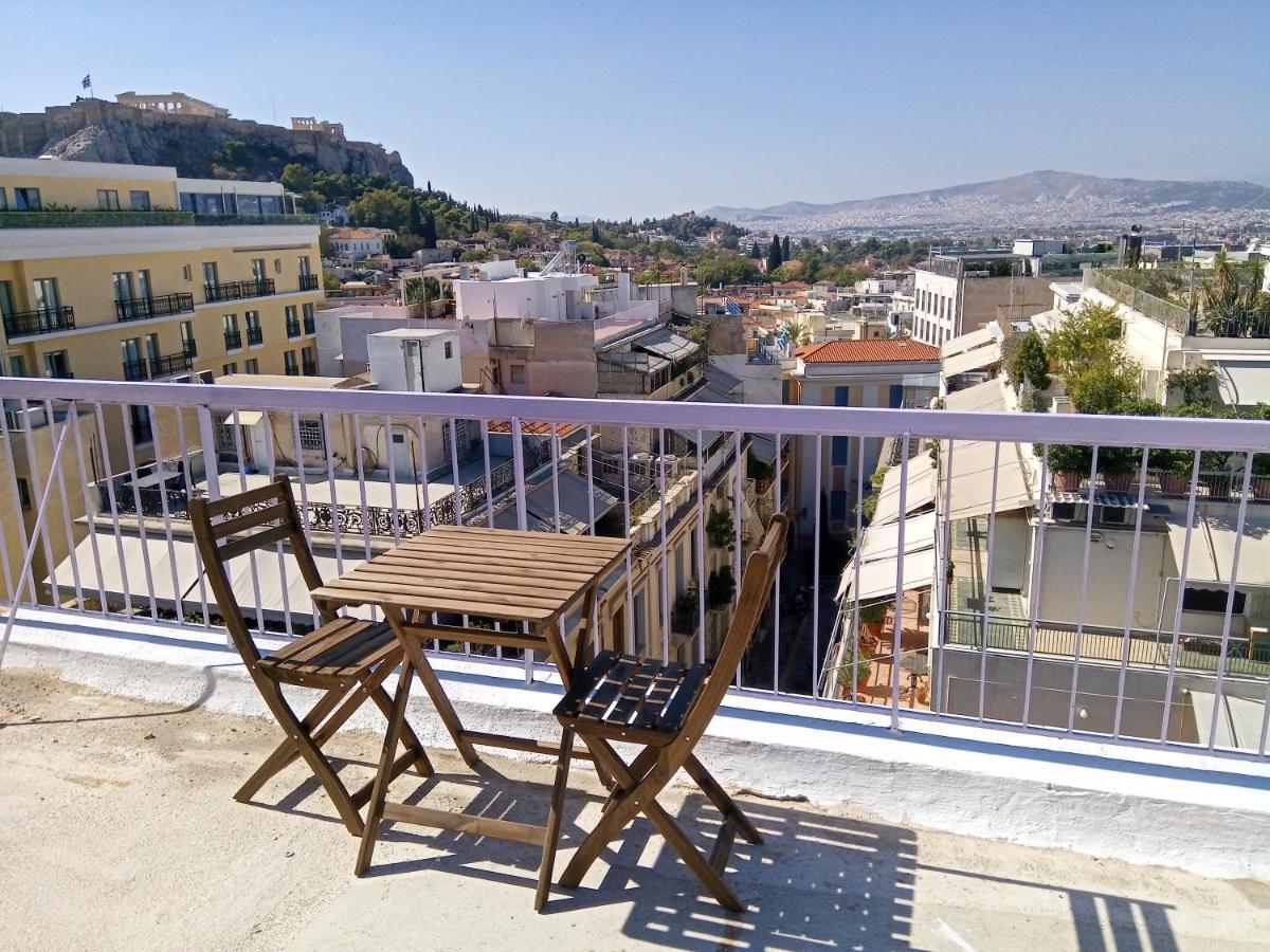 Unique Location With Rooftop View Athene Buitenkant foto